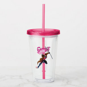 Gambit Character Pose Acrylic Tumbler