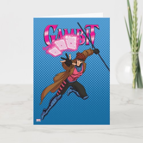 Gambit Character Pose Card