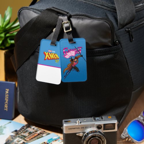 Gambit Character Pose Luggage Tag