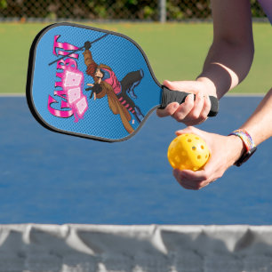 Gambit Character Pose Pickleball Paddle