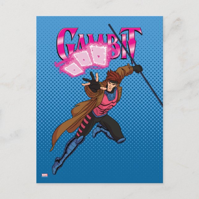 Gambit Character Pose Postcard (Front)