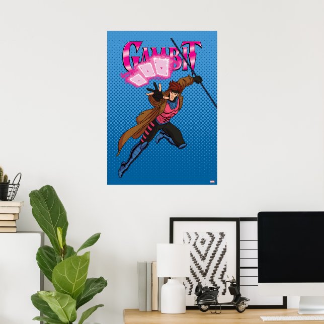 Gambit Character Pose Poster (Home Office)