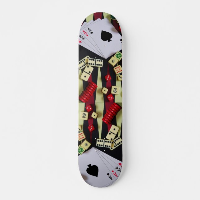 gambler skateboard deck (Front)