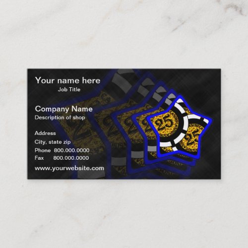Gambler Template Business Card