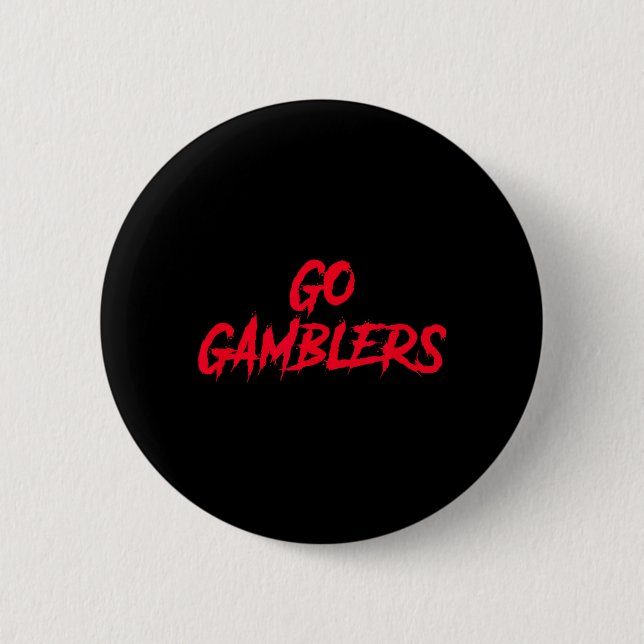 Gamblers Houston Football Tailgate Button (Front)