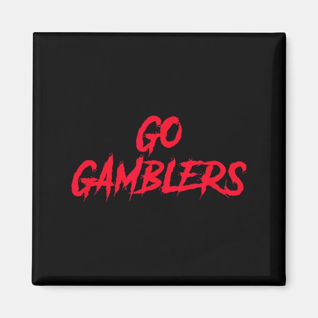 Gamblers Houston Football Tailgate Magnet (Front)