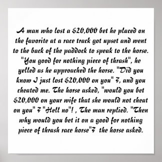 Gamblers mistake posters