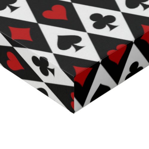 Gambling Blackjack Card Player Casino Las Vegas Faux Canvas Print