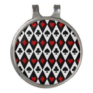 Gambling Blackjack Card Player Casino Las Vegas Golf Hat Clip