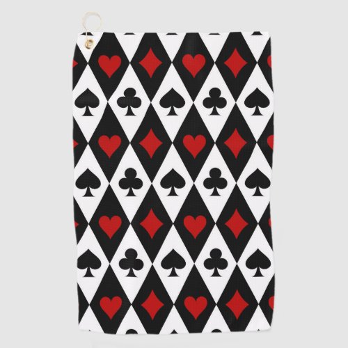 Gambling Blackjack Card Player Casino Las Vegas Golf Towel