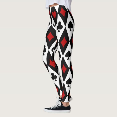 Gambling Blackjack Card Player Casino Las Vegas Leggings