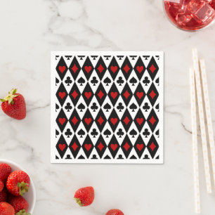Gambling Blackjack Card Player Casino Las Vegas Napkins
