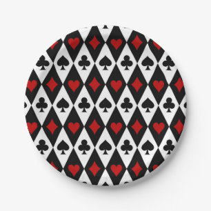 Gambling Blackjack Card Player Casino Las Vegas Paper Plates