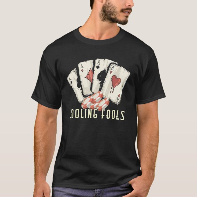Gambling Boss Casino Poker Casino Player Card Game T-Shirt (Front)