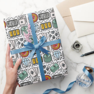 Gambling Casino Poker Wrapping Paper
