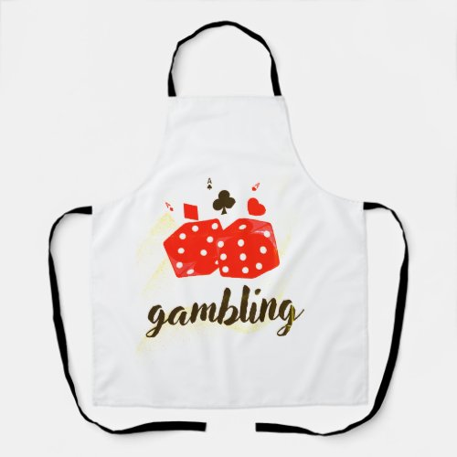 Gambling cube apron