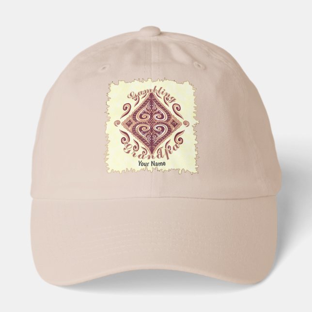 Gambling Grandpa poker  Hat (Front)