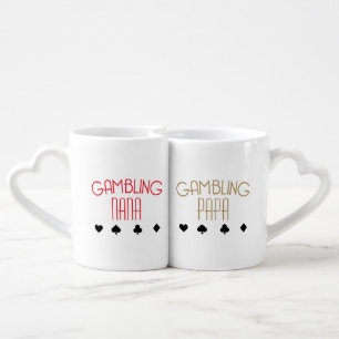 Gambling Grandparents Coffee Mug Set
