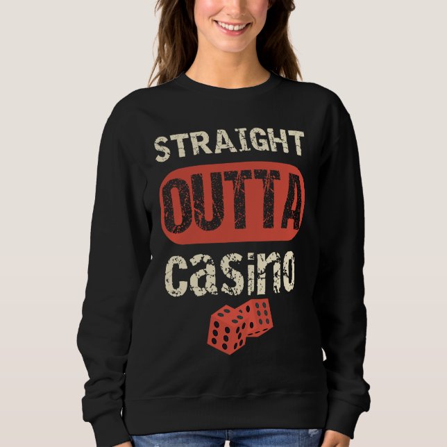 Gambling  Poker Player Card Game Image Sweatshirt (Front)