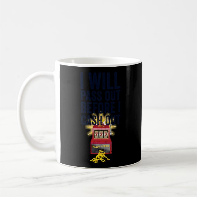 Gambling Slot Machine Vegas Casino Coffee Mug (Left)