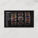 Gambling, Slot Machines Business Card at Zazzle