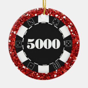 Gambling - Vegas Ceramic Ornament