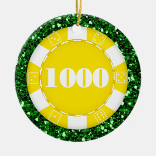 Gambling - Vegas Ceramic Ornament