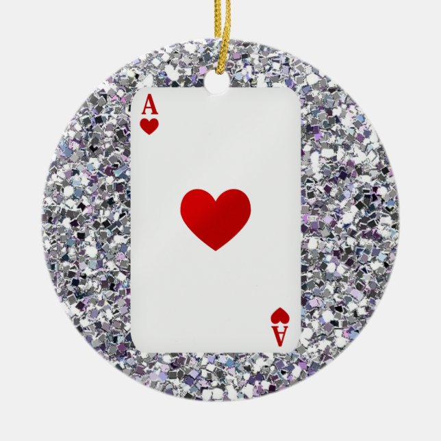 Gambling - Vegas Ceramic Ornament (Front)