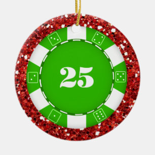 Gambling - Vegas Ceramic Ornament