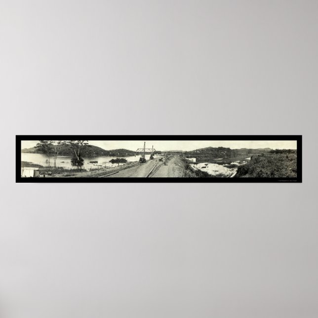 Gamboa Dike Panama Photo 1913 Poster (Front)