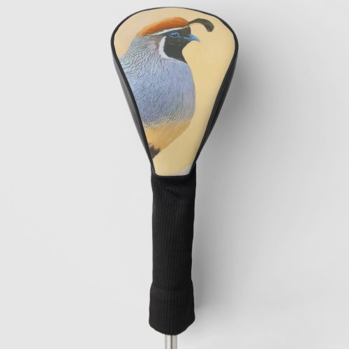 Gambrels Quail Painting Original Bird Art Golf Head Cover