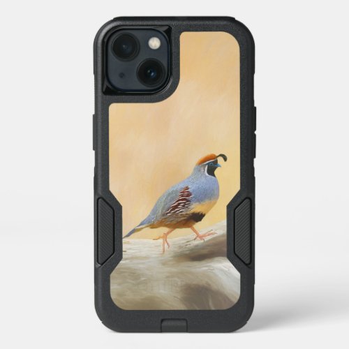 Gambrels Quail Painting Original Bird Art iPhone 13 Case