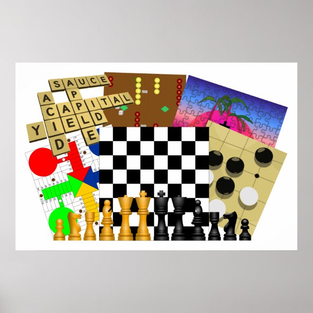 Game and Puzzle Week Poster (Front)