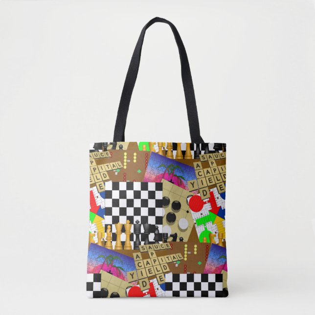 Game and Puzzle Week Tote Bag (Front)