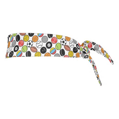 Game and Sports Balls Tie Headband