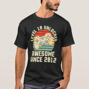 Game Birthday Level 10 Years Old Unlocked Awesome T-Shirt