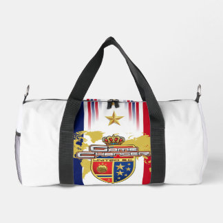 "Game Changer" Red, White, Blue & Gold Stars Small Duffle Bag