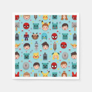 Game character, boys' party, Nevkin Napkins