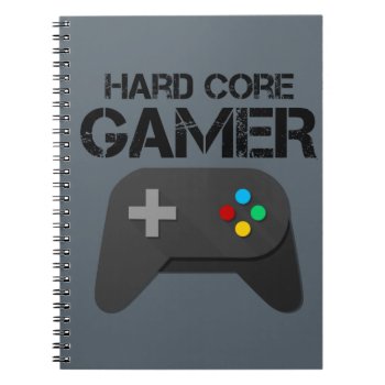 Game Console Black Joystick Notebook by LironPeer at Zazzle