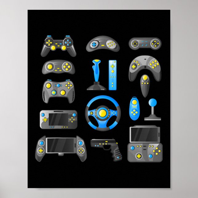 Game Control All The Things Video Game 1  Poster (Front)