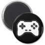 Game Controller Black White 8bit Video Game Style Magnet