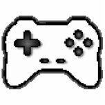 Game Controller Black White 8bit Video Game Style Statuette<br><div class="desc">Black and white pixelated game controller Illustration done in 8-bit style.  Show off your passion for gaming- old school!  This image created by a fellow gamer. Can be on light or dark background - change through customize button.</div>