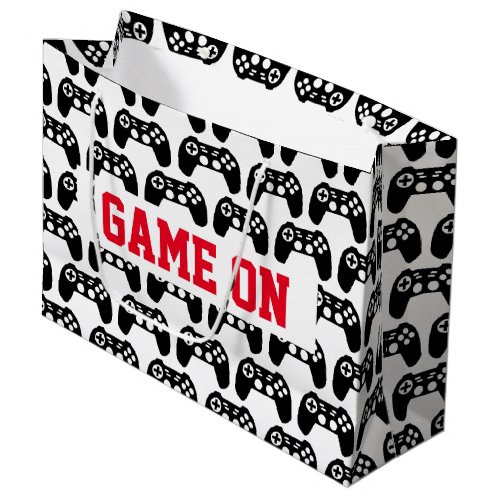 Game controller gift bag for gaming enthusiasts