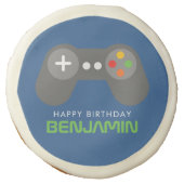 Game Controller Kids Birthday Party Sugar Cookie (Front)