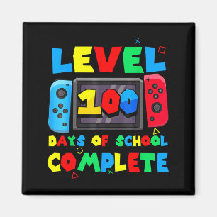 Game Controller Level 100 Days Of School Complete  Magnet