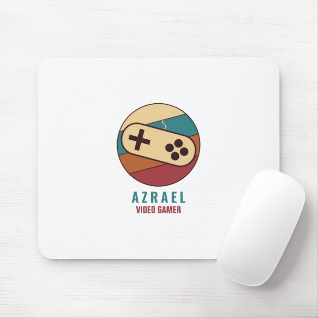 Game Controller Logo, Video Gamer Mouse Pad (With Mouse)