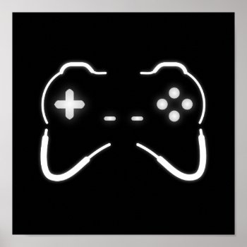 Game Controller Poster by warrior_woman at Zazzle