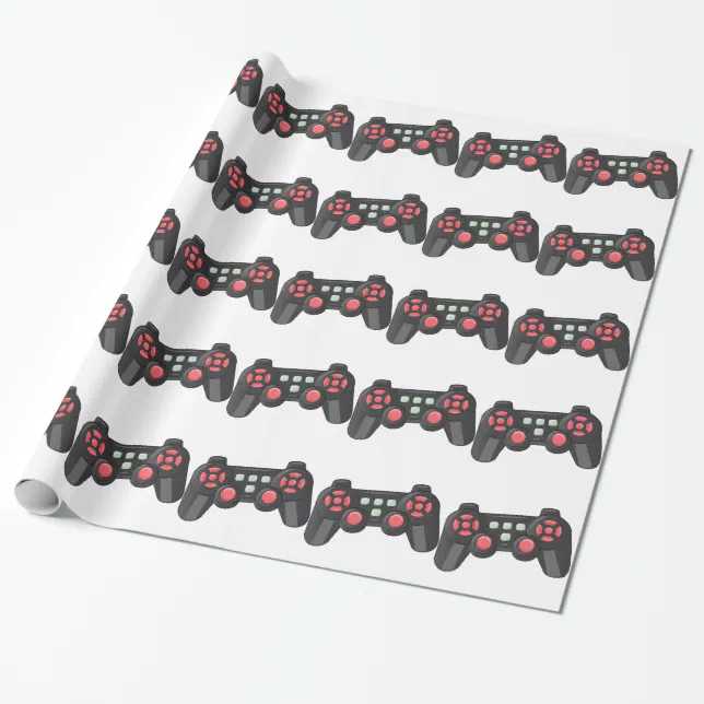 Game Controller Wrapping Paper Zazzle