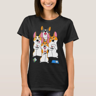 Game Corgi Video Game Graphic Gamer Meme Gaming T-Shirt