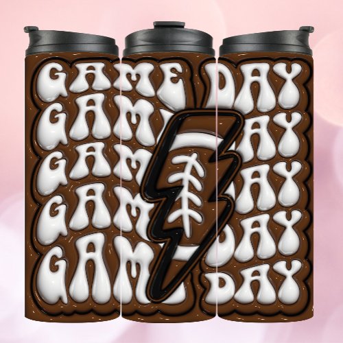 GAME DAY _ 3D Inflated Tumbler
